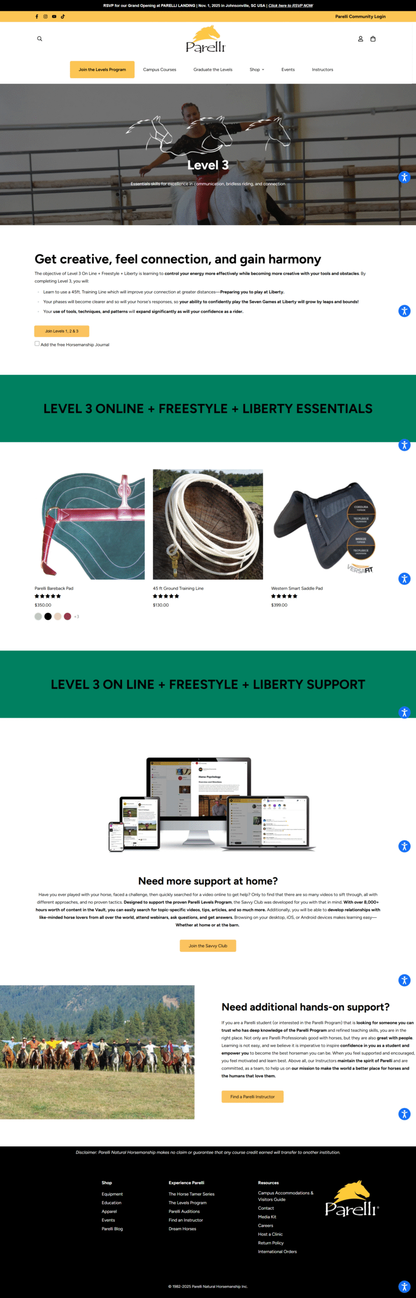 Home front Screencapture Shopus Parelli Pages Level 3 Collection 2 2025 10 03 14 48 37 Scaled